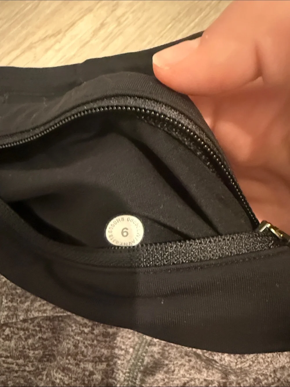 lululemon athletica Heathered Plum Running Shorts with Black Waistband